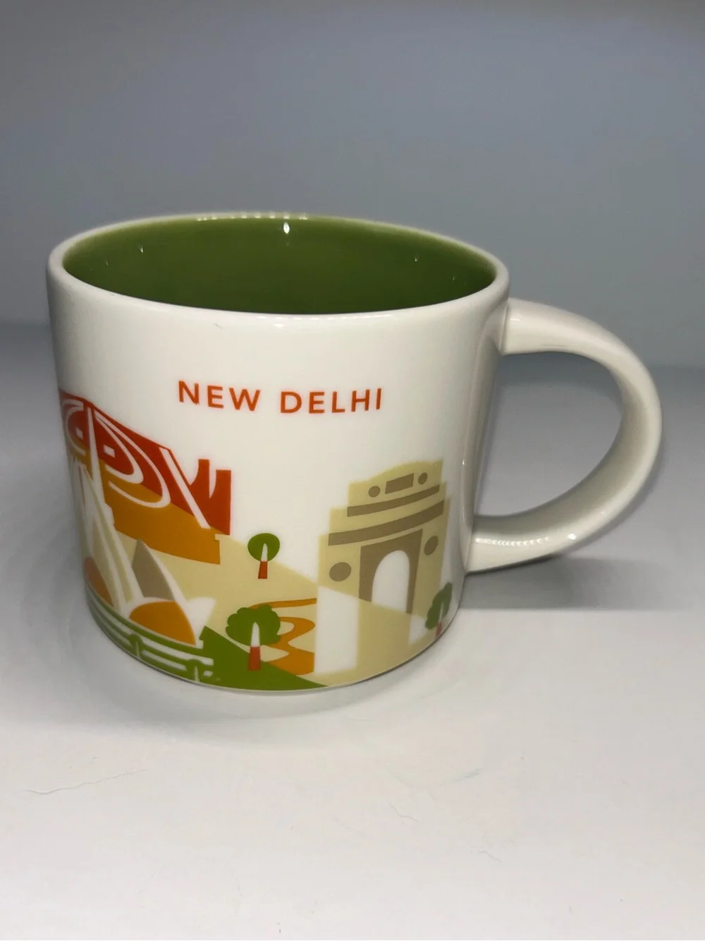 Starbucks New Delhi India Mug You Are Here Collection Stoneware Coffee Cup Rare